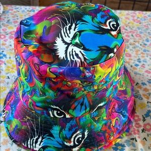 Colorful tiger Print men Bucket Hat